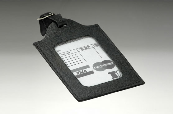 2025a- leather luggage tags